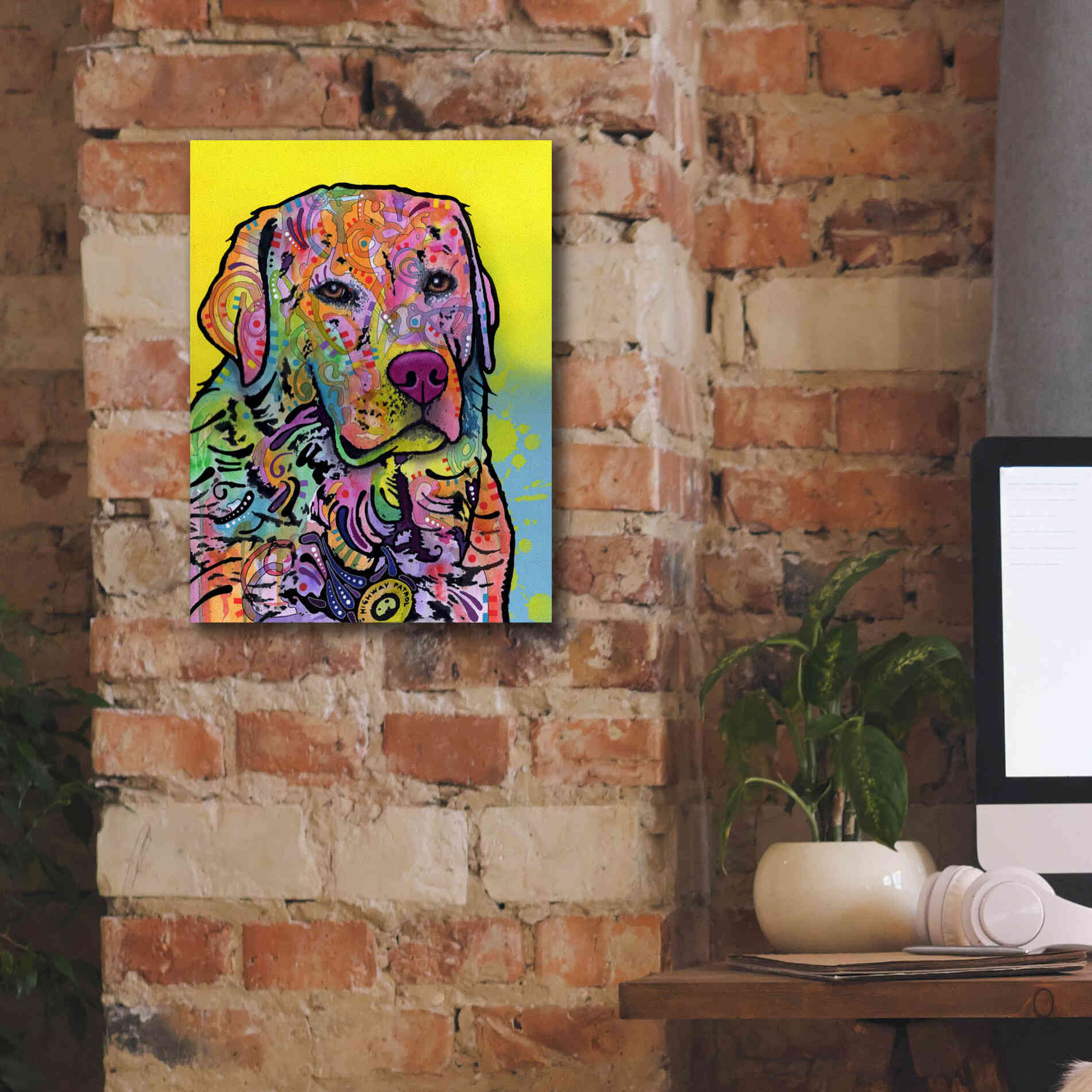 'Goose' by Dean Russo, Giclee Canvas Wall Art,12x16