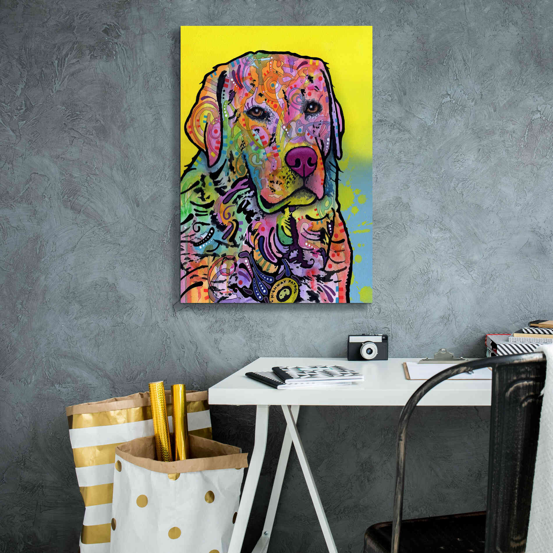 'Goose' by Dean Russo, Giclee Canvas Wall Art,18x26