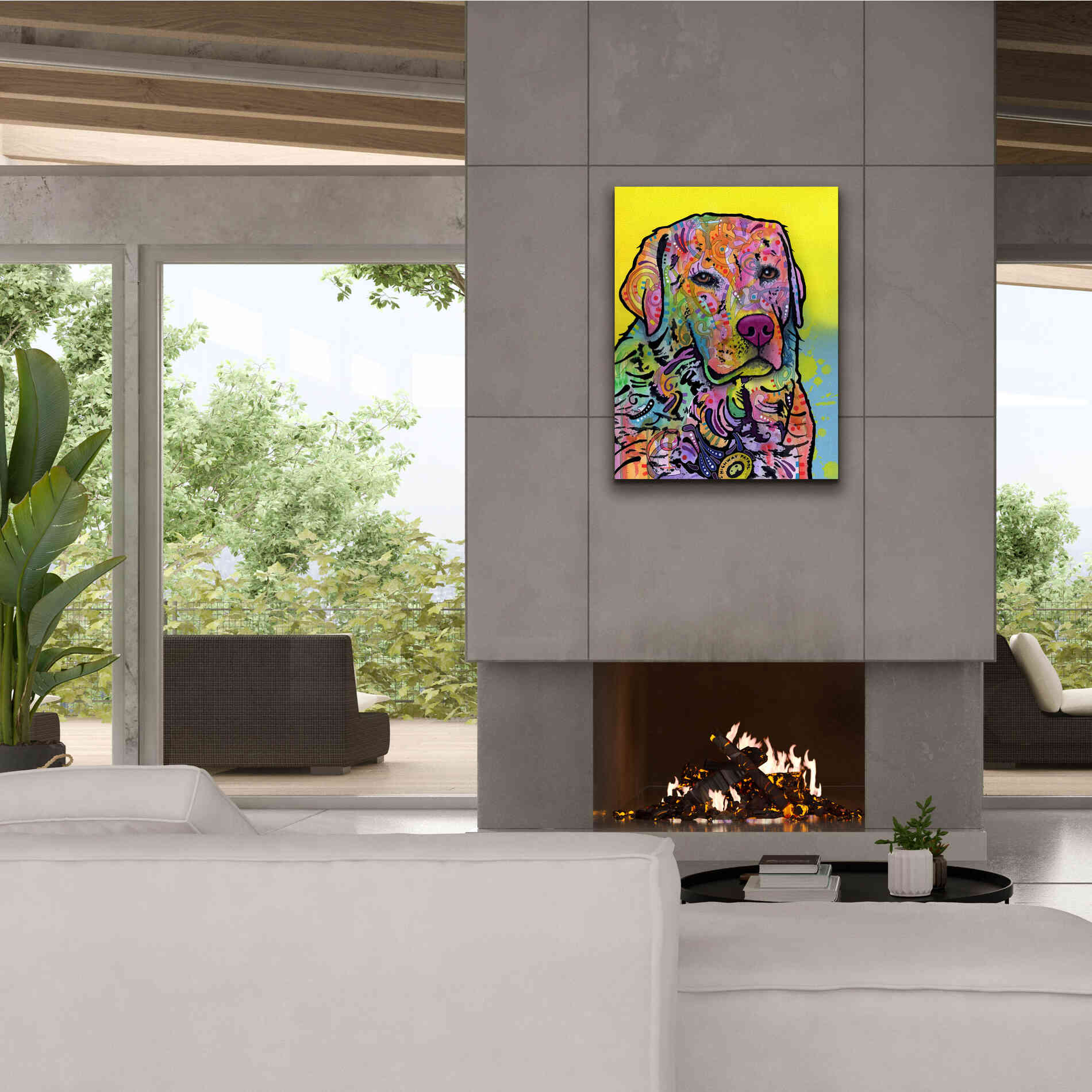 'Goose' by Dean Russo, Giclee Canvas Wall Art,26x34