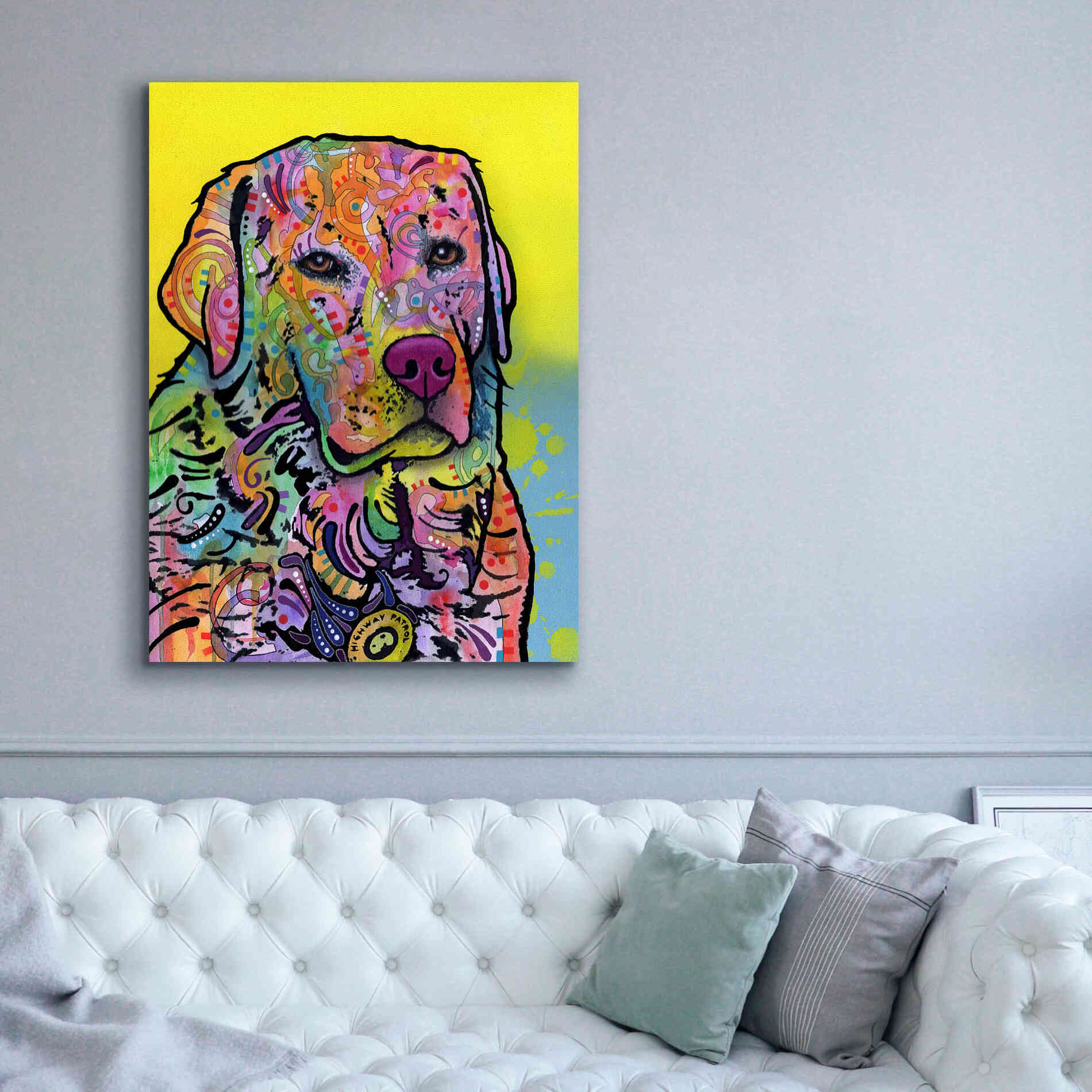 'Goose' by Dean Russo, Giclee Canvas Wall Art,40x54