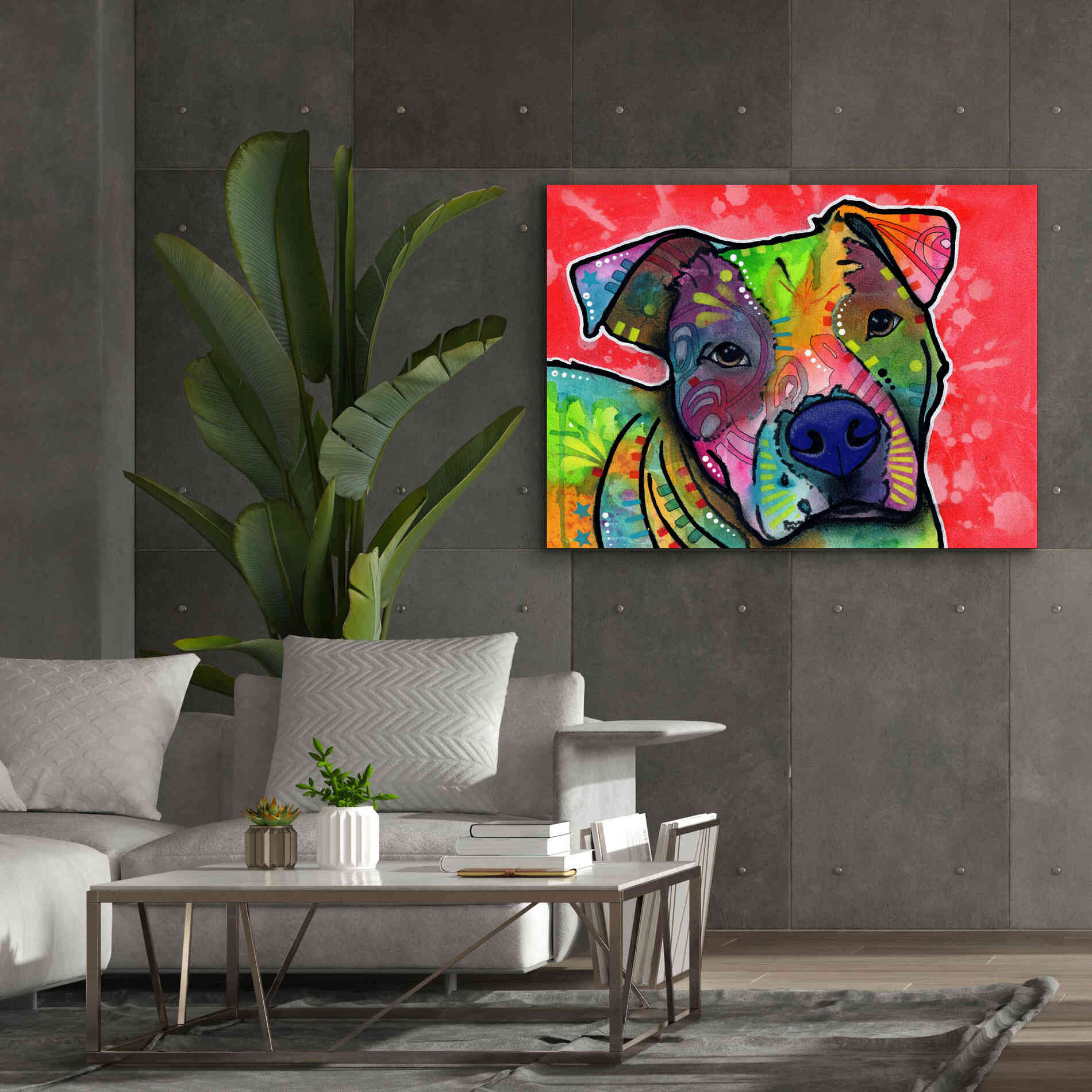 'Julius' by Dean Russo, Giclee Canvas Wall Art,54x40