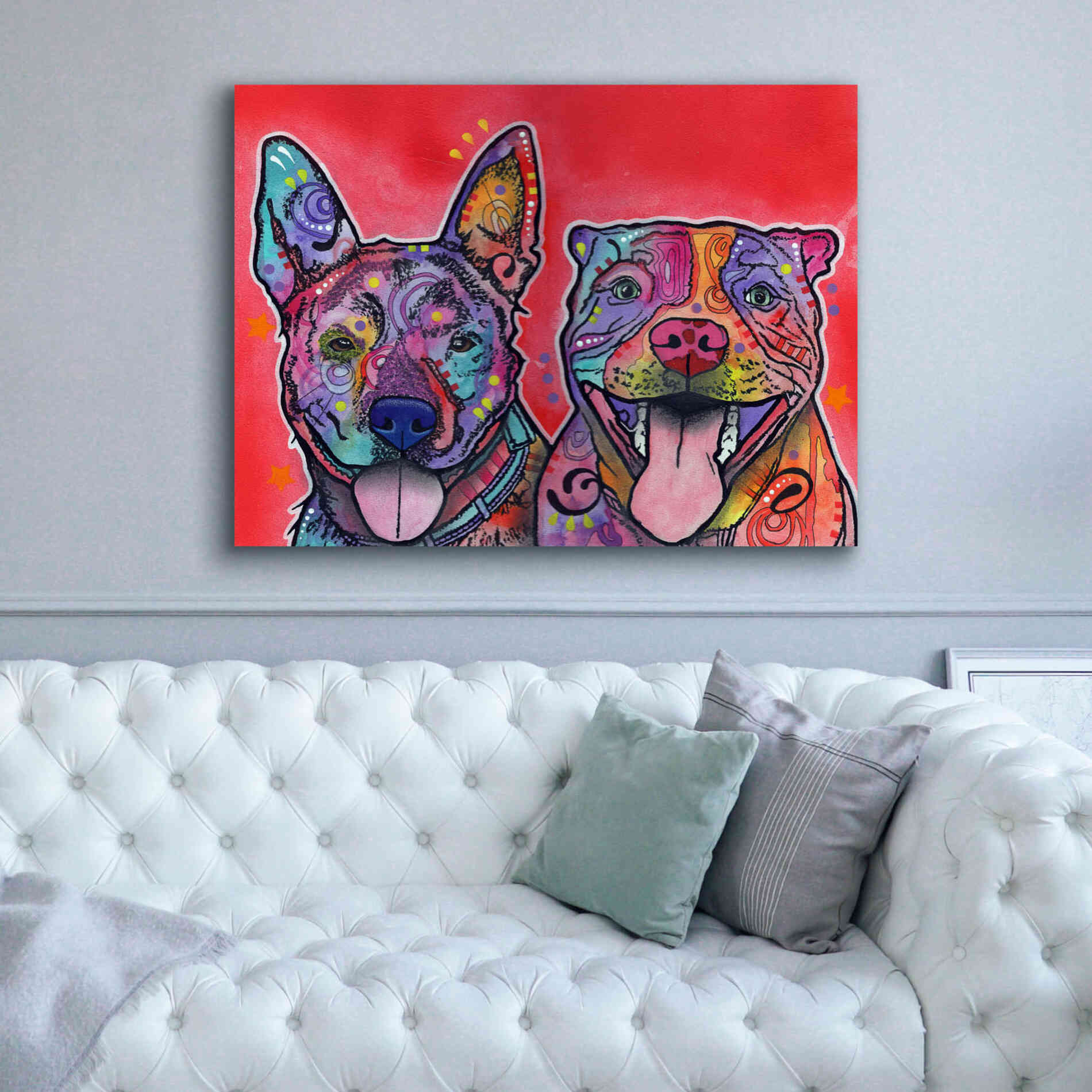 'Latte Hijiki' by Dean Russo, Giclee Canvas Wall Art,54x40