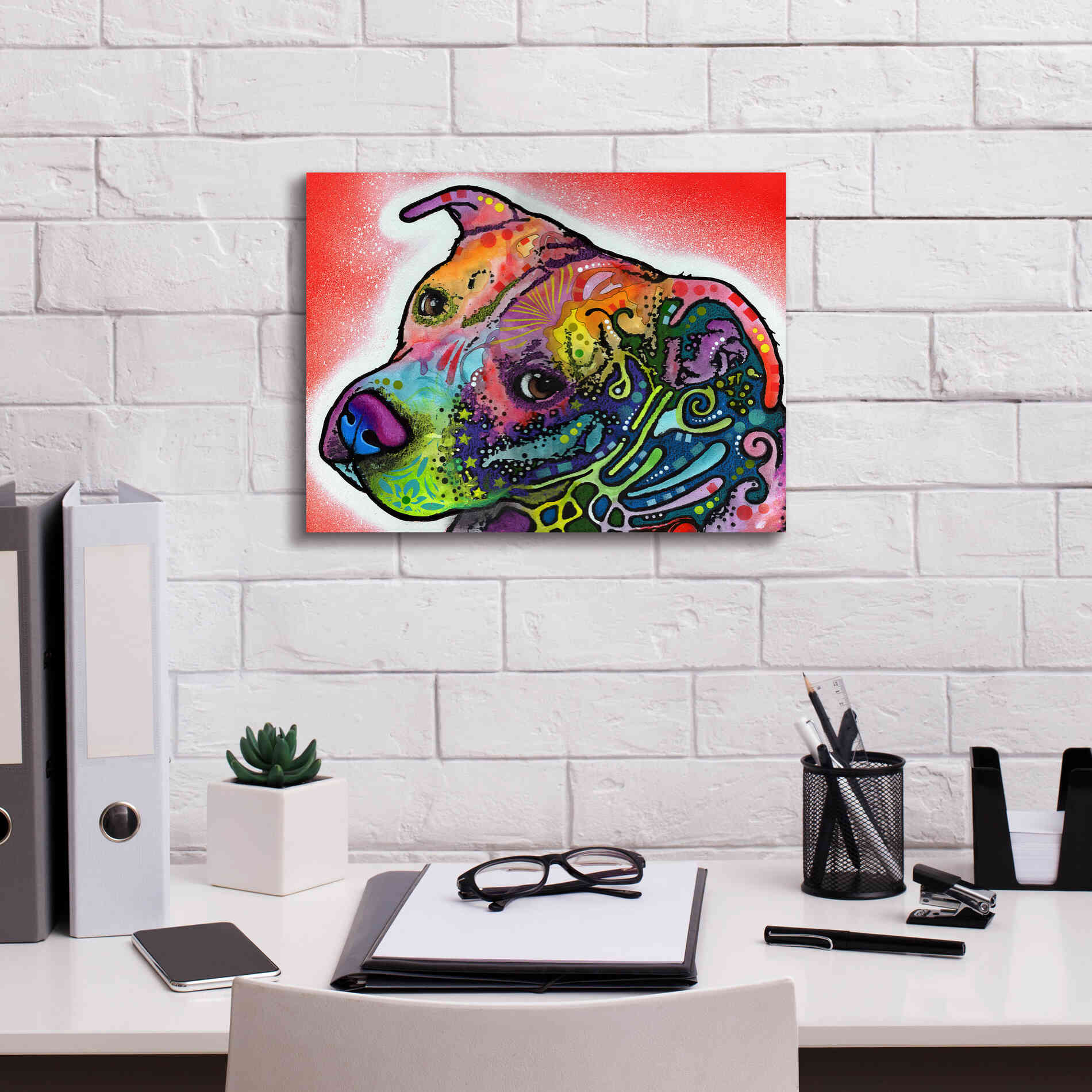 'Mocha' by Dean Russo, Giclee Canvas Wall Art,16x12