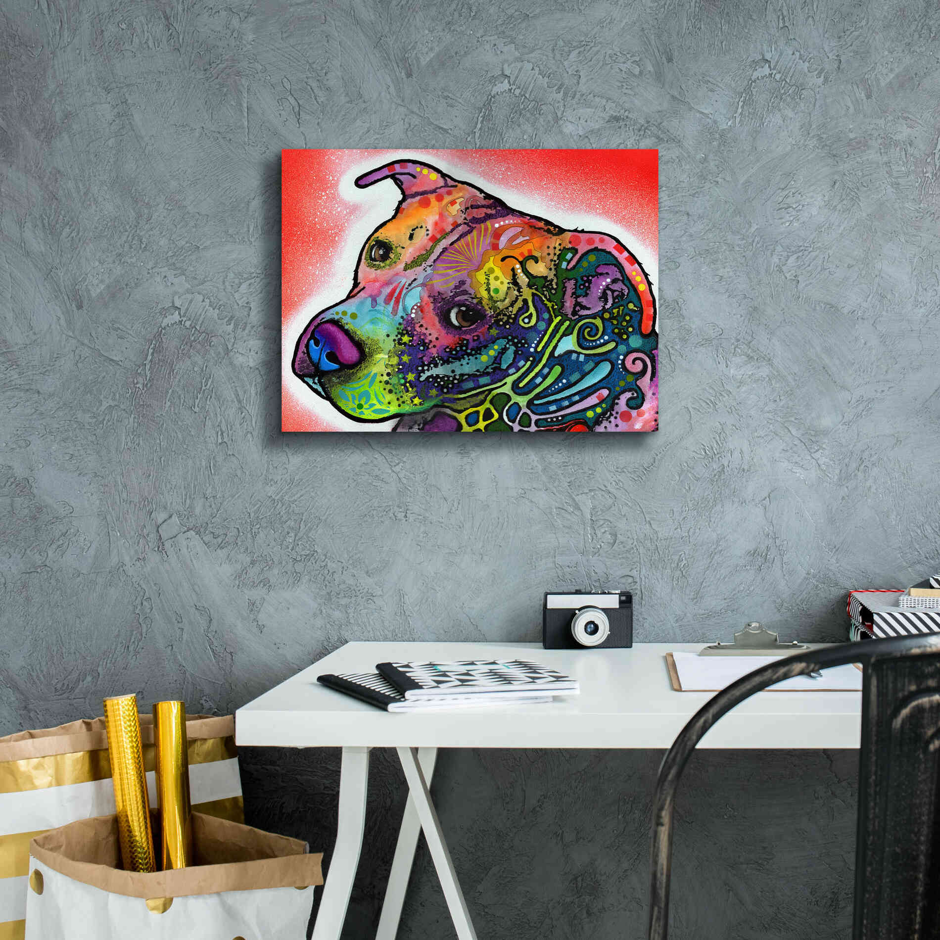 'Mocha' by Dean Russo, Giclee Canvas Wall Art,16x12