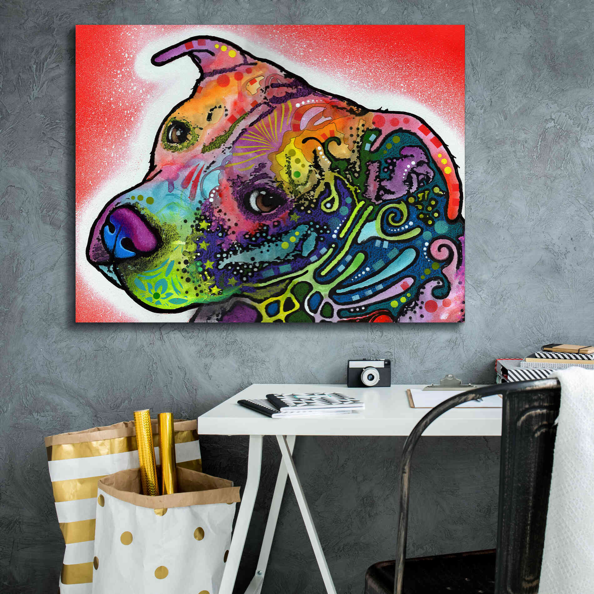 'Mocha' by Dean Russo, Giclee Canvas Wall Art,34x26