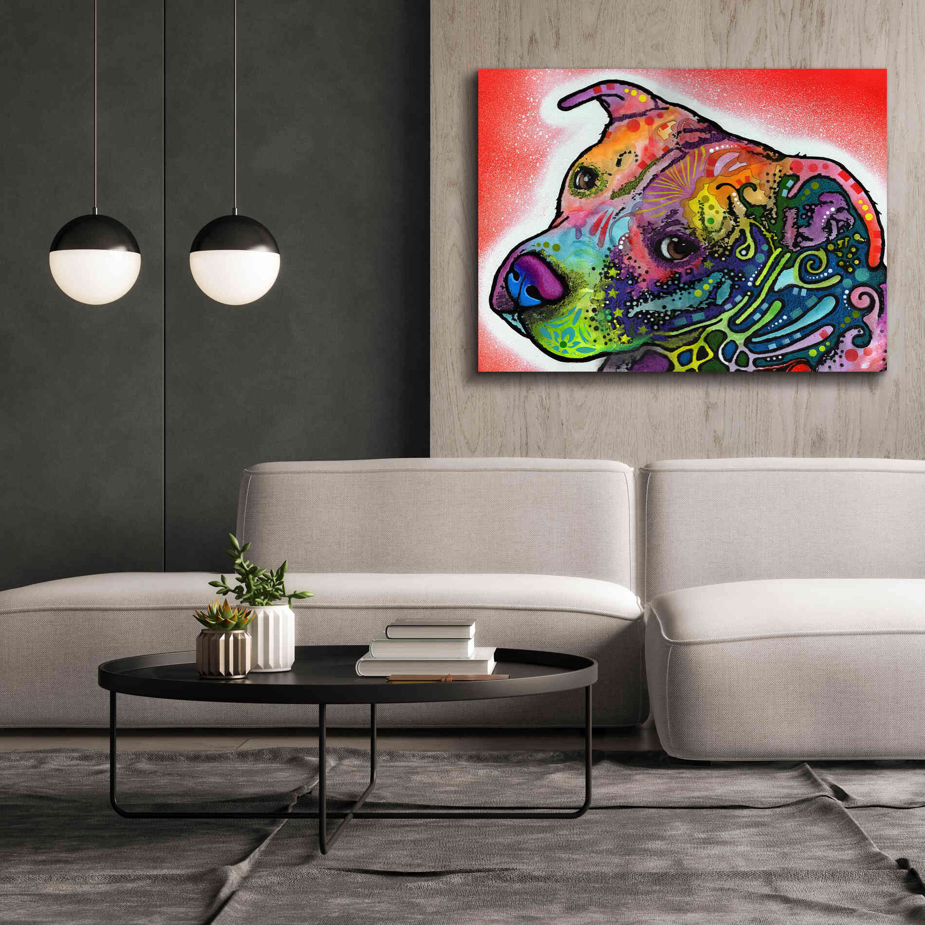 'Mocha' by Dean Russo, Giclee Canvas Wall Art,54x40