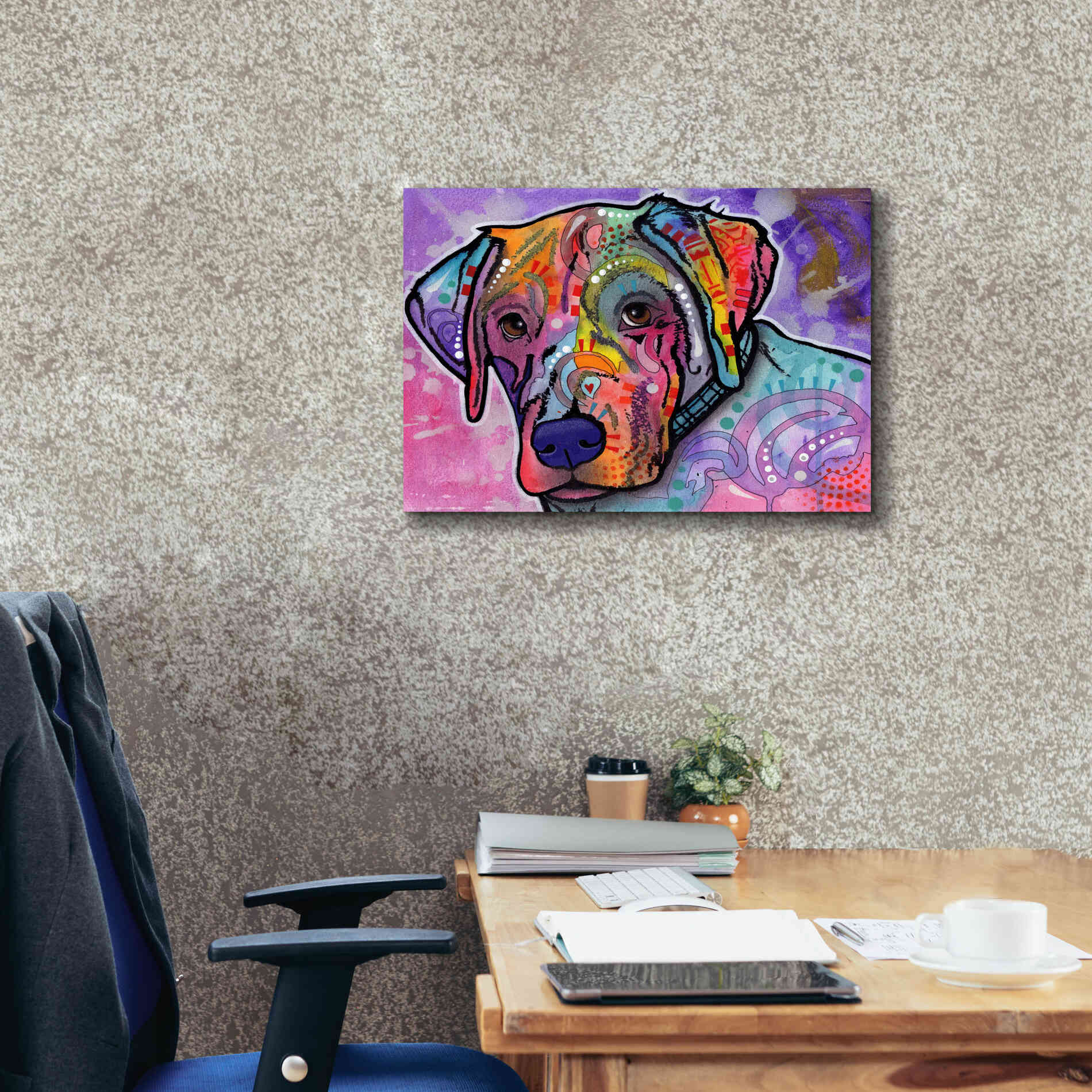 'Petunia' by Dean Russo, Giclee Canvas Wall Art,24x20