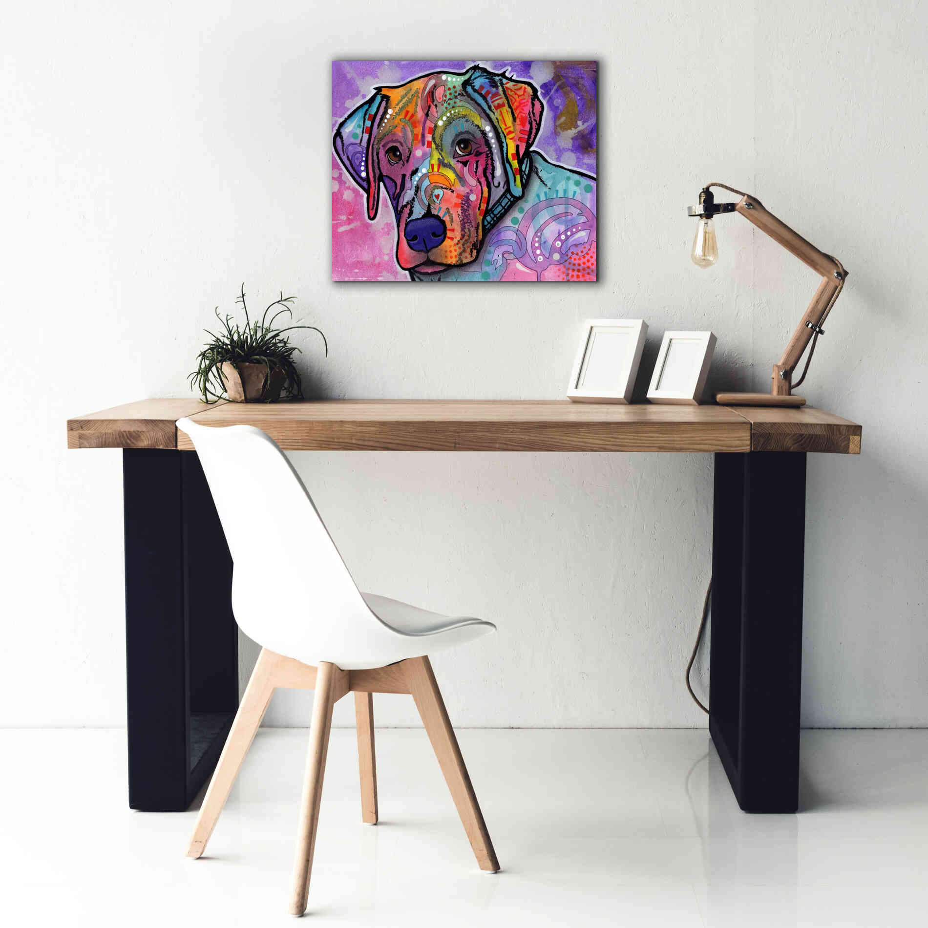 'Petunia' by Dean Russo, Giclee Canvas Wall Art,24x20