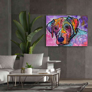 'Petunia' by Dean Russo, Giclee Canvas Wall Art,54x40