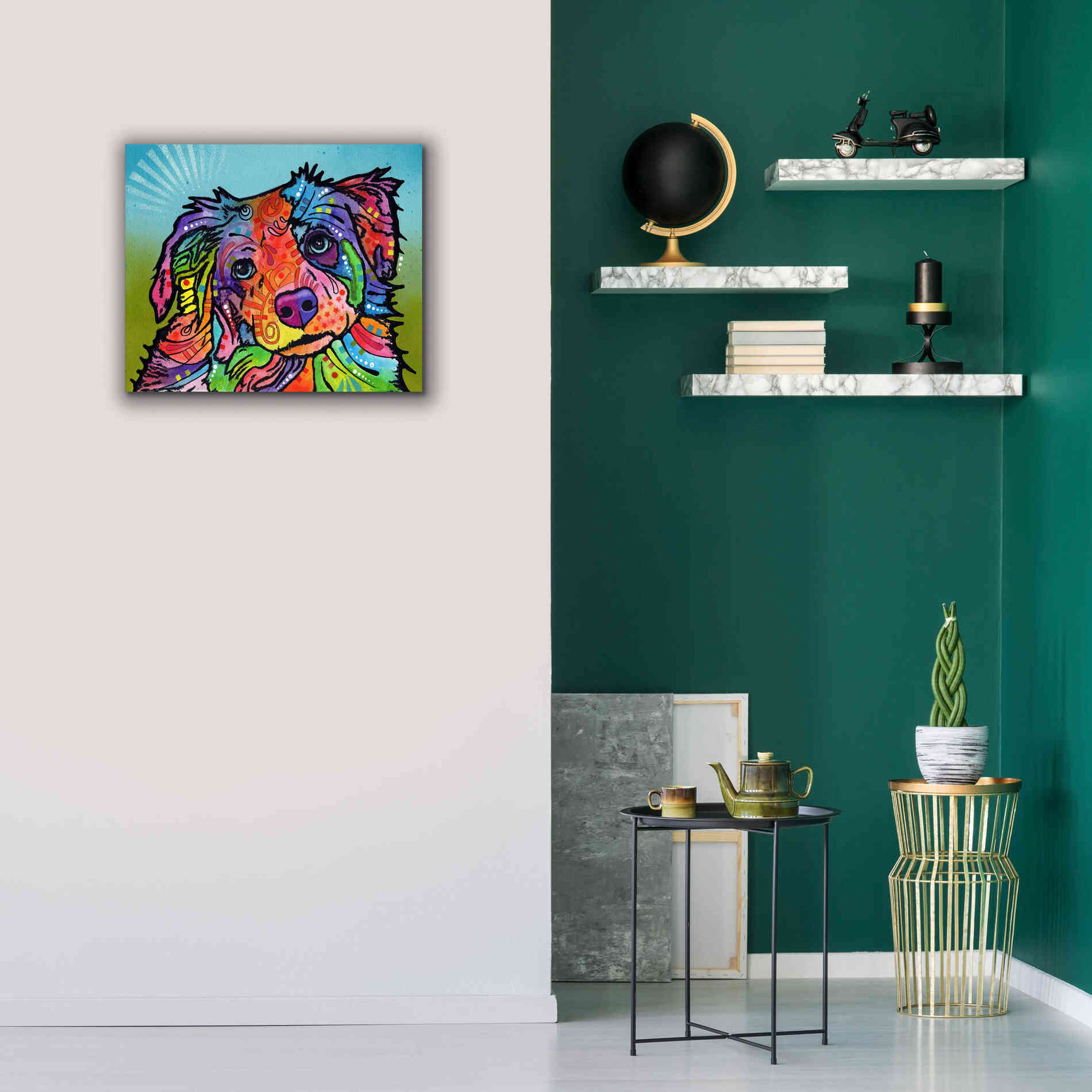 'Reagan' by Dean Russo, Giclee Canvas Wall Art,24x20