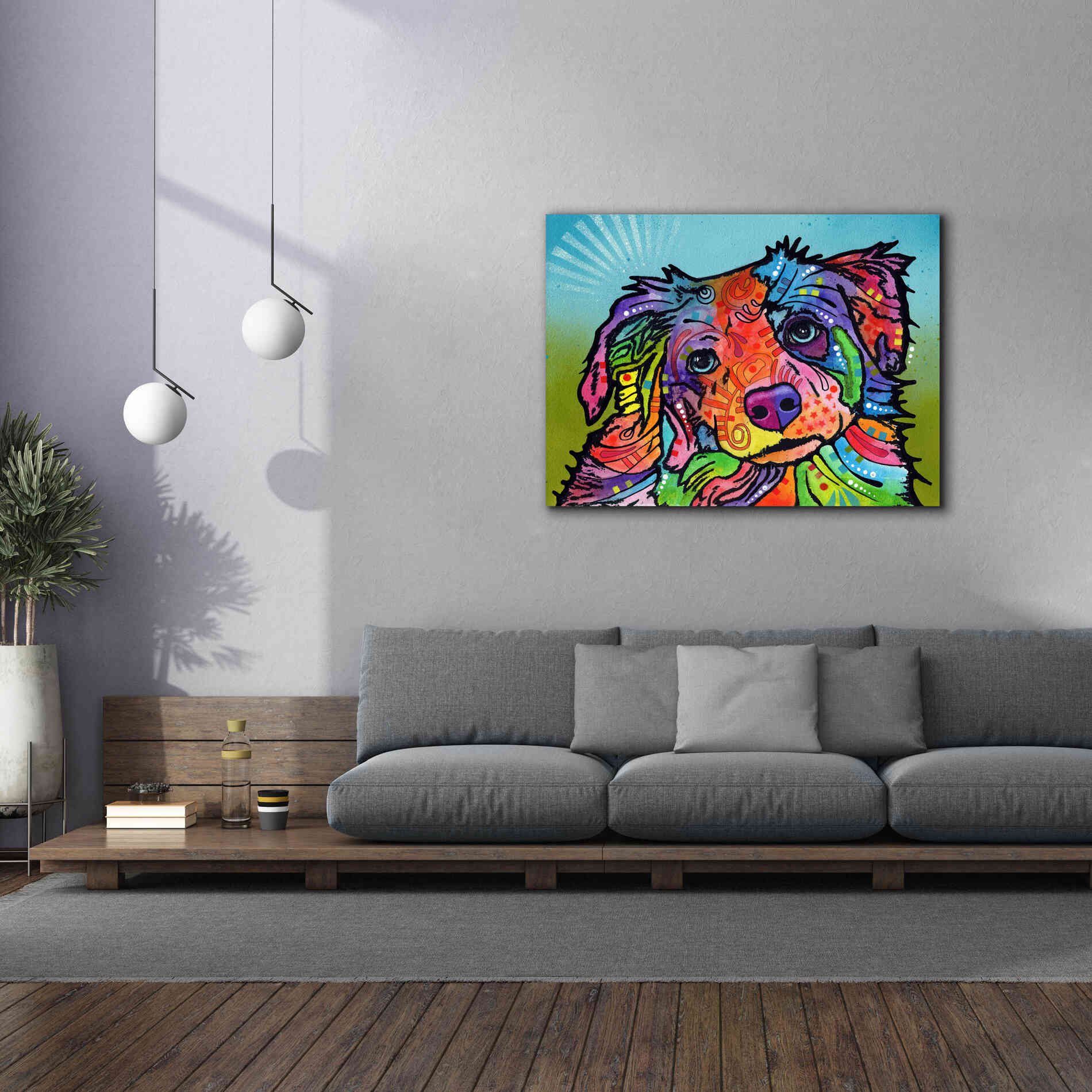 'Reagan' by Dean Russo, Giclee Canvas Wall Art,54x40