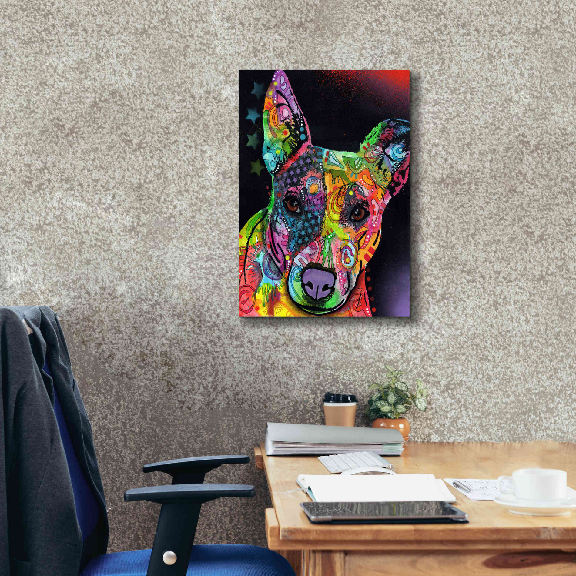 'Roxy' by Dean Russo, Giclee Canvas Wall Art,18x26