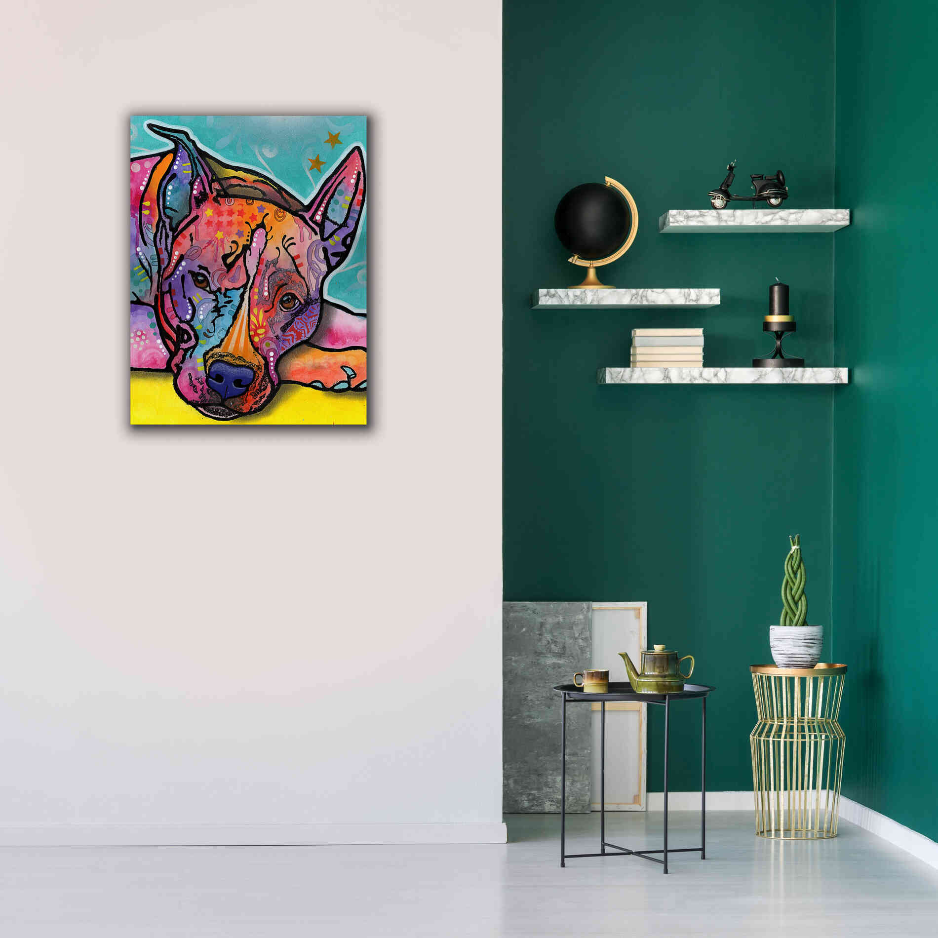 'Yoda' by Dean Russo, Giclee Canvas Wall Art,26x34