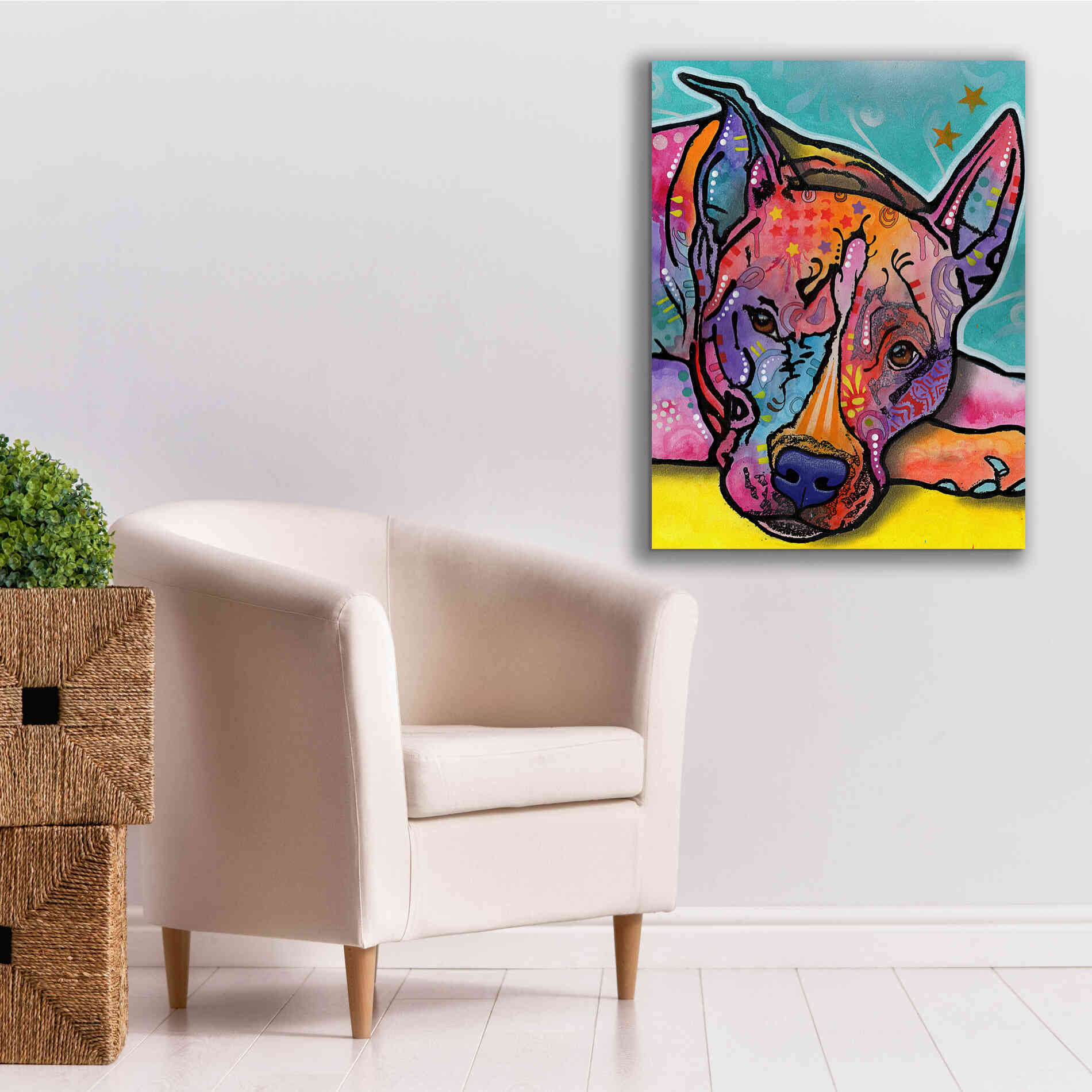 'Yoda' by Dean Russo, Giclee Canvas Wall Art,26x34