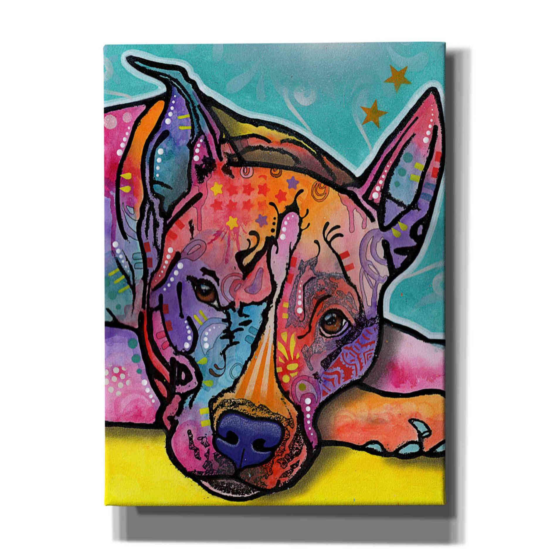 'Yoda' by Dean Russo, Giclee Canvas Wall Art