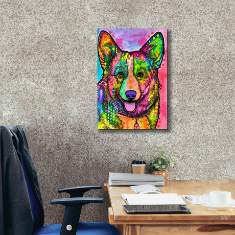 Image of 'Corgi Ii' by Dean Russo, Giclee Canvas Wall Art,18x26