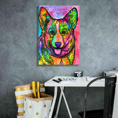 Image of 'Corgi Ii' by Dean Russo, Giclee Canvas Wall Art,18x26