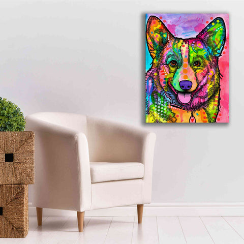 Image of 'Corgi Ii' by Dean Russo, Giclee Canvas Wall Art,26x34