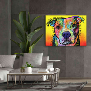 'Dogs Have A Way' by Dean Russo, Giclee Canvas Wall Art,54x40