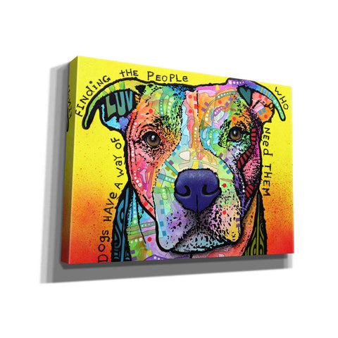 Image of 'Dogs Have A Way' by Dean Russo, Giclee Canvas Wall Art