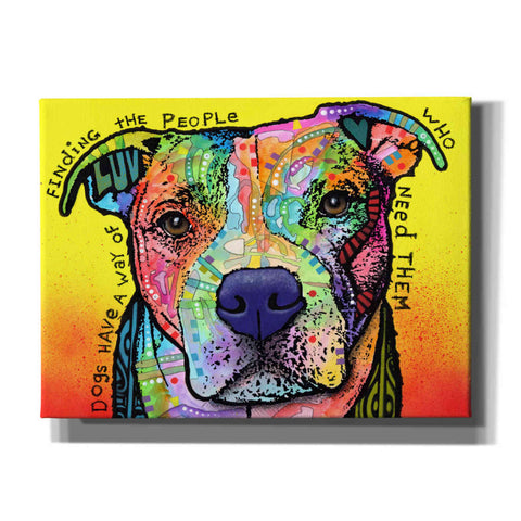Image of 'Dogs Have A Way' by Dean Russo, Giclee Canvas Wall Art