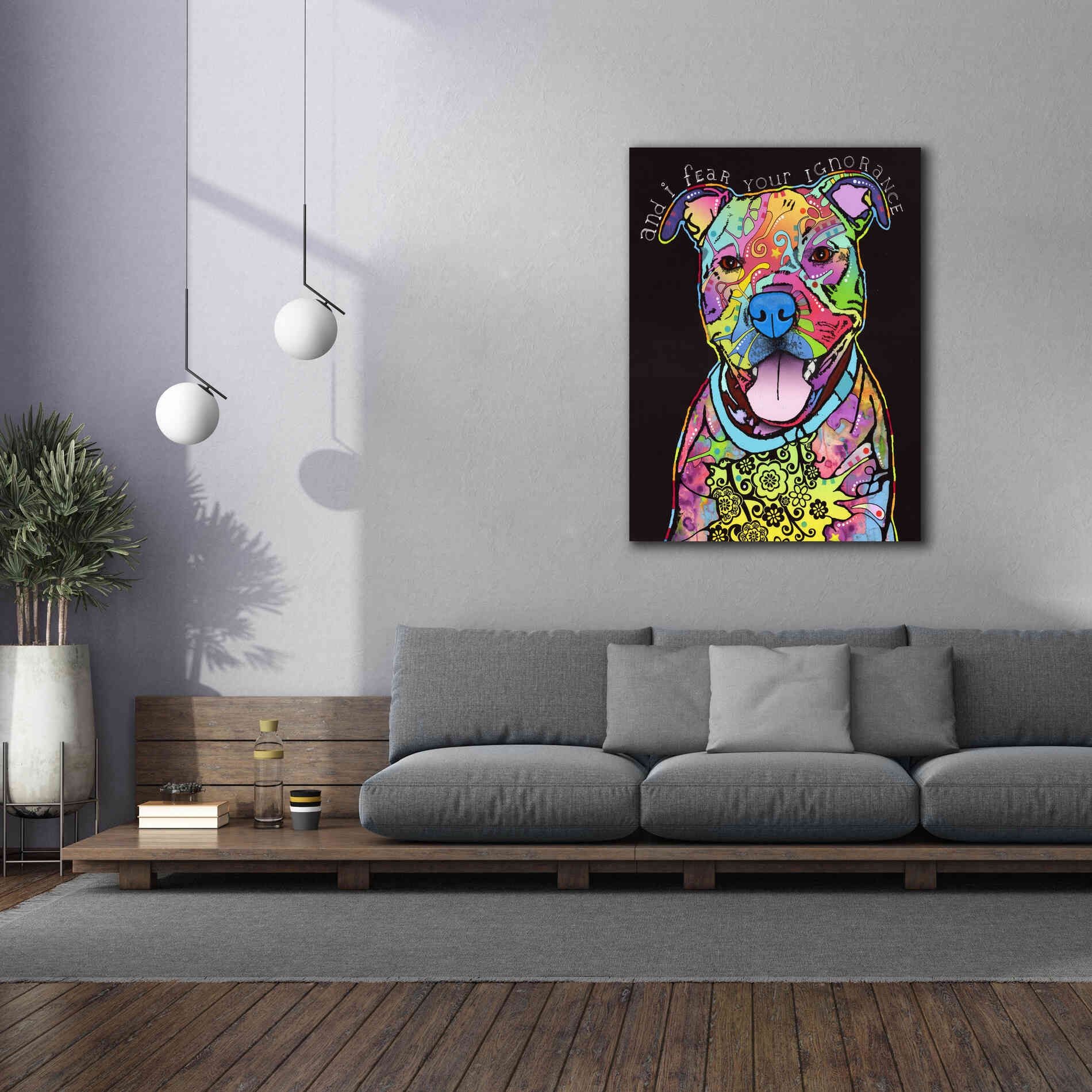 'I Fear' by Dean Russo, Giclee Canvas Wall Art,40x54