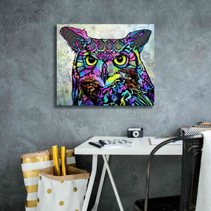 'The Owl' by Dean Russo, Giclee Canvas Wall Art,24x20