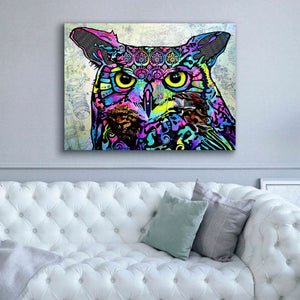 'The Owl' by Dean Russo, Giclee Canvas Wall Art,54x40