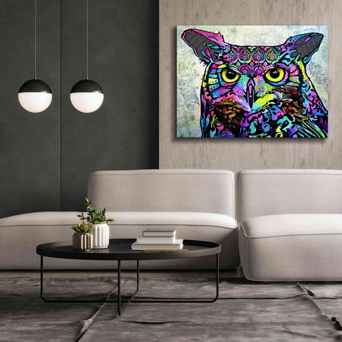 Image of 'The Owl' by Dean Russo, Giclee Canvas Wall Art,54x40