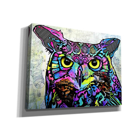 Image of 'The Owl' by Dean Russo, Giclee Canvas Wall Art