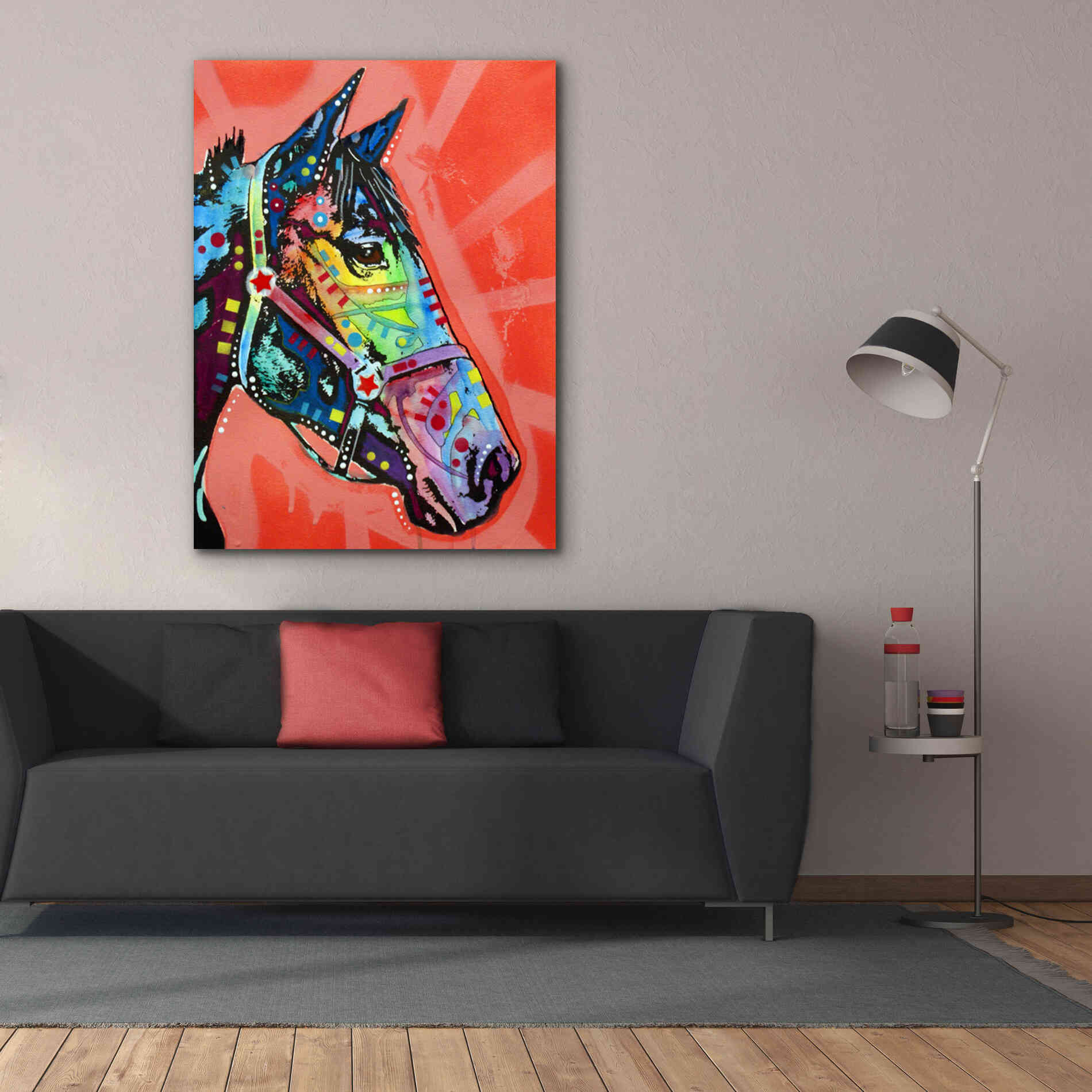 'Wc Horse 3' by Dean Russo, Giclee Canvas Wall Art,40x54