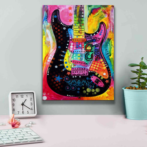 Image of 'Lenny Strat' by Dean Russo, Giclee Canvas Wall Art,12x16