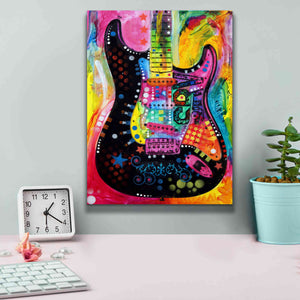'Lenny Strat' by Dean Russo, Giclee Canvas Wall Art,12x16