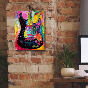 'Lenny Strat' by Dean Russo, Giclee Canvas Wall Art,12x16