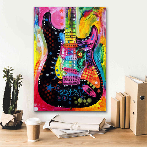 Image of 'Lenny Strat' by Dean Russo, Giclee Canvas Wall Art,18x26