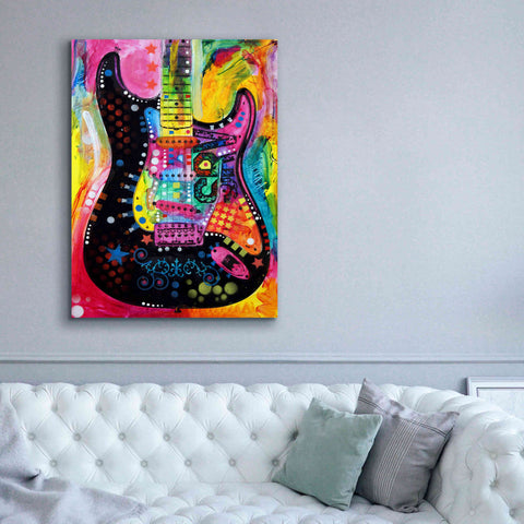 Image of 'Lenny Strat' by Dean Russo, Giclee Canvas Wall Art,40x54