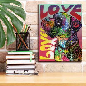 'Boxer Luv' by Dean Russo, Giclee Canvas Wall Art,12x16
