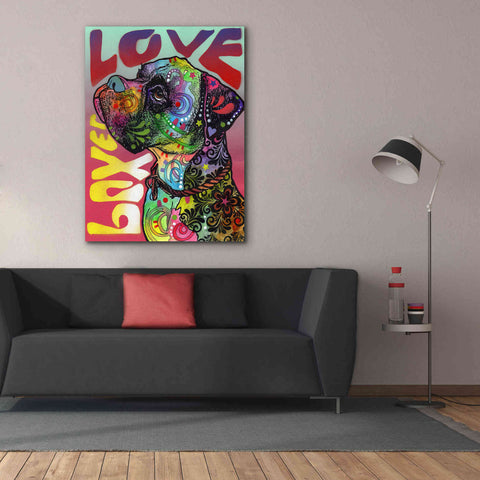 Image of 'Boxer Luv' by Dean Russo, Giclee Canvas Wall Art,40x54