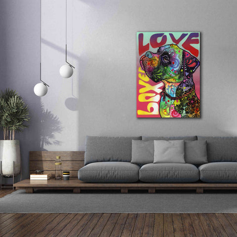 Image of 'Boxer Luv' by Dean Russo, Giclee Canvas Wall Art,40x54