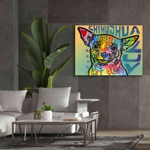 'Chihuahua Luv' by Dean Russo, Giclee Canvas Wall Art,54x40
