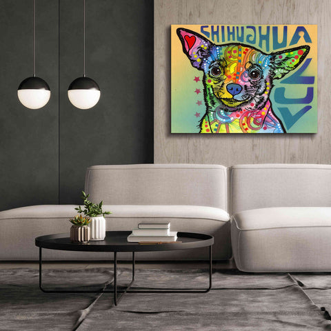 Image of 'Chihuahua Luv' by Dean Russo, Giclee Canvas Wall Art,54x40