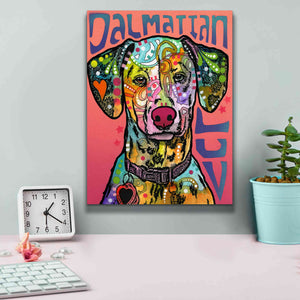 'Dalmatian Luv' by Dean Russo, Giclee Canvas Wall Art,12x16