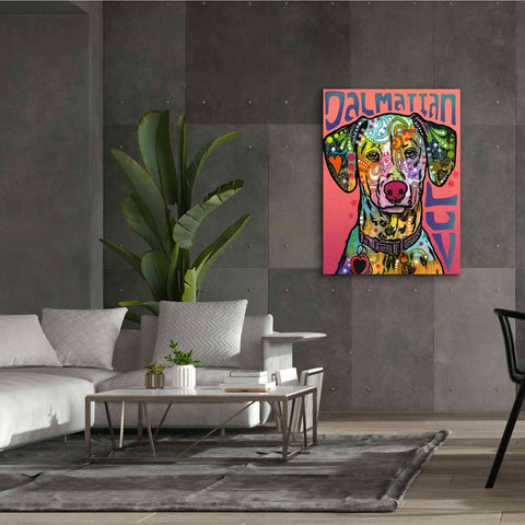 Image of 'Dalmatian Luv' by Dean Russo, Giclee Canvas Wall Art,40x54