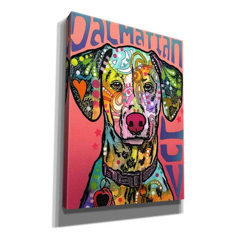 Image of 'Dalmatian Luv' by Dean Russo, Giclee Canvas Wall Art