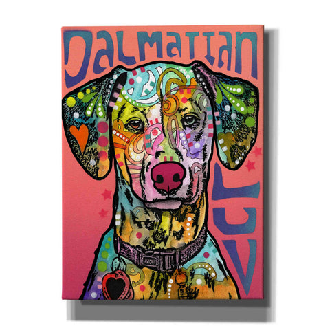 Image of 'Dalmatian Luv' by Dean Russo, Giclee Canvas Wall Art