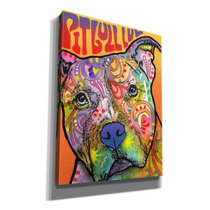 'Pit Bull Luv' by Dean Russo, Giclee Canvas Wall Art
