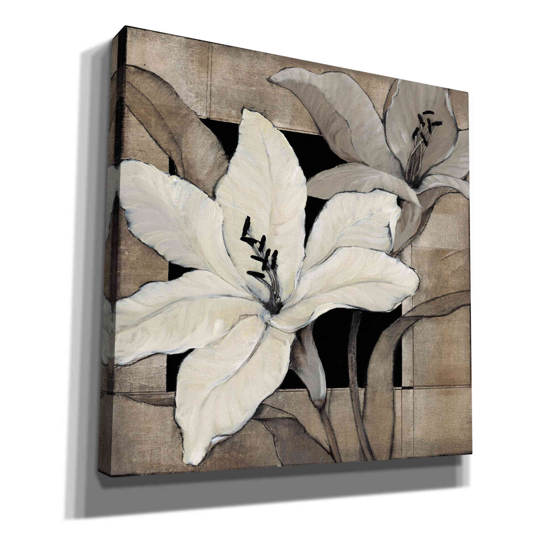 'Dramatic Lily Grid I' by Tim O'Toole, Canvas Wall Art
