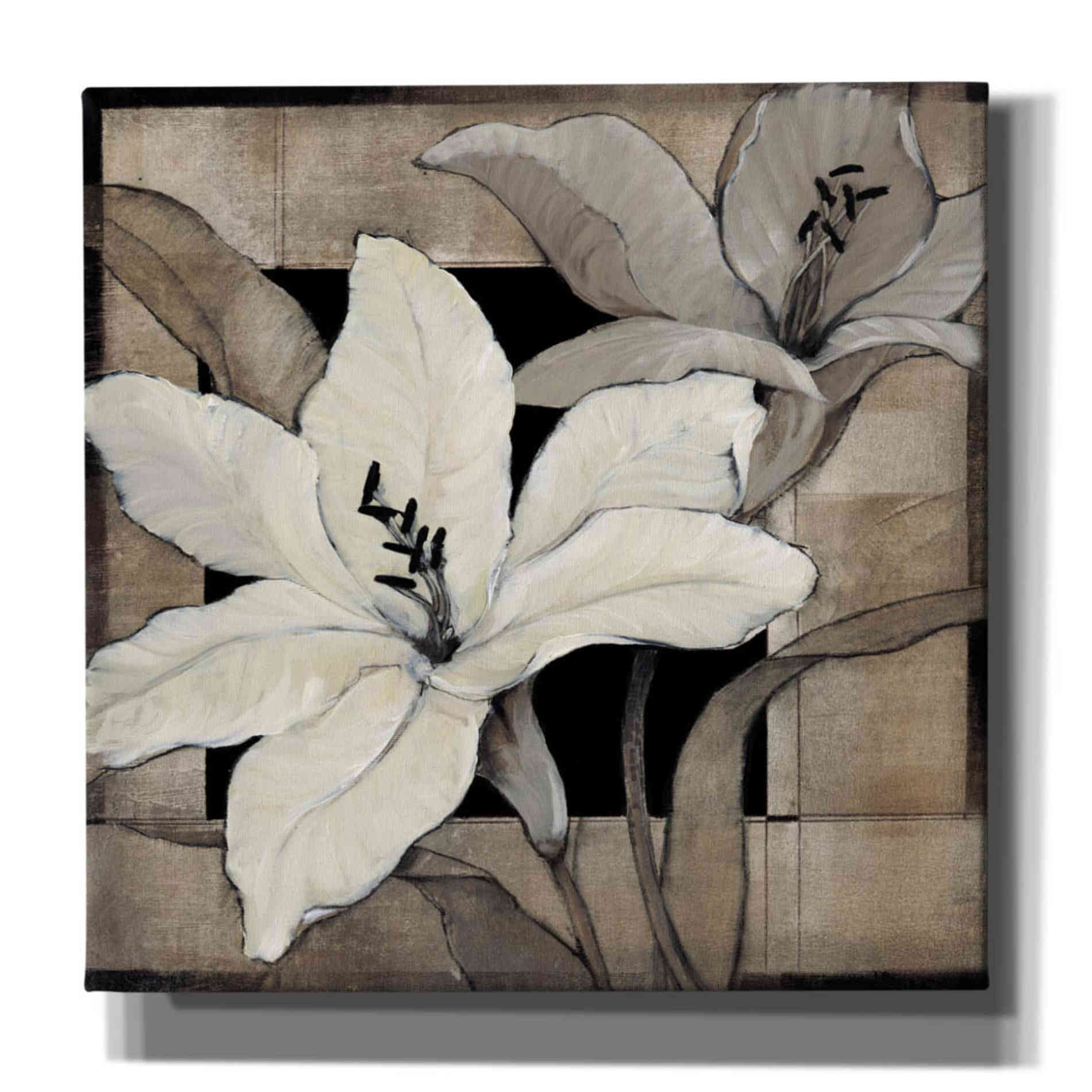 'Dramatic Lily Grid I' by Tim O'Toole, Canvas Wall Art