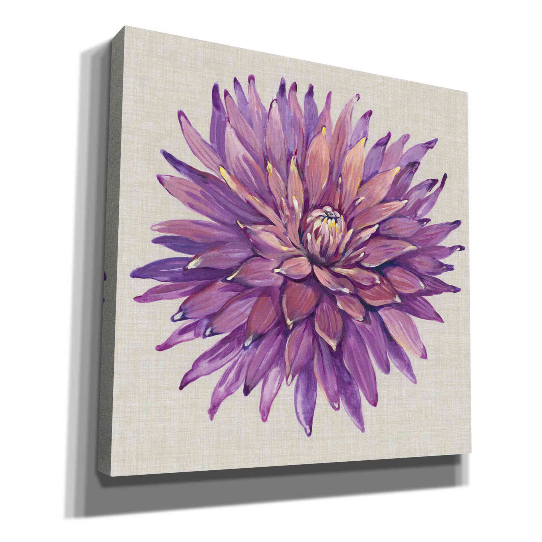 'Floral Portrait on Linen II' by Tim O'Toole, Canvas Wall Art