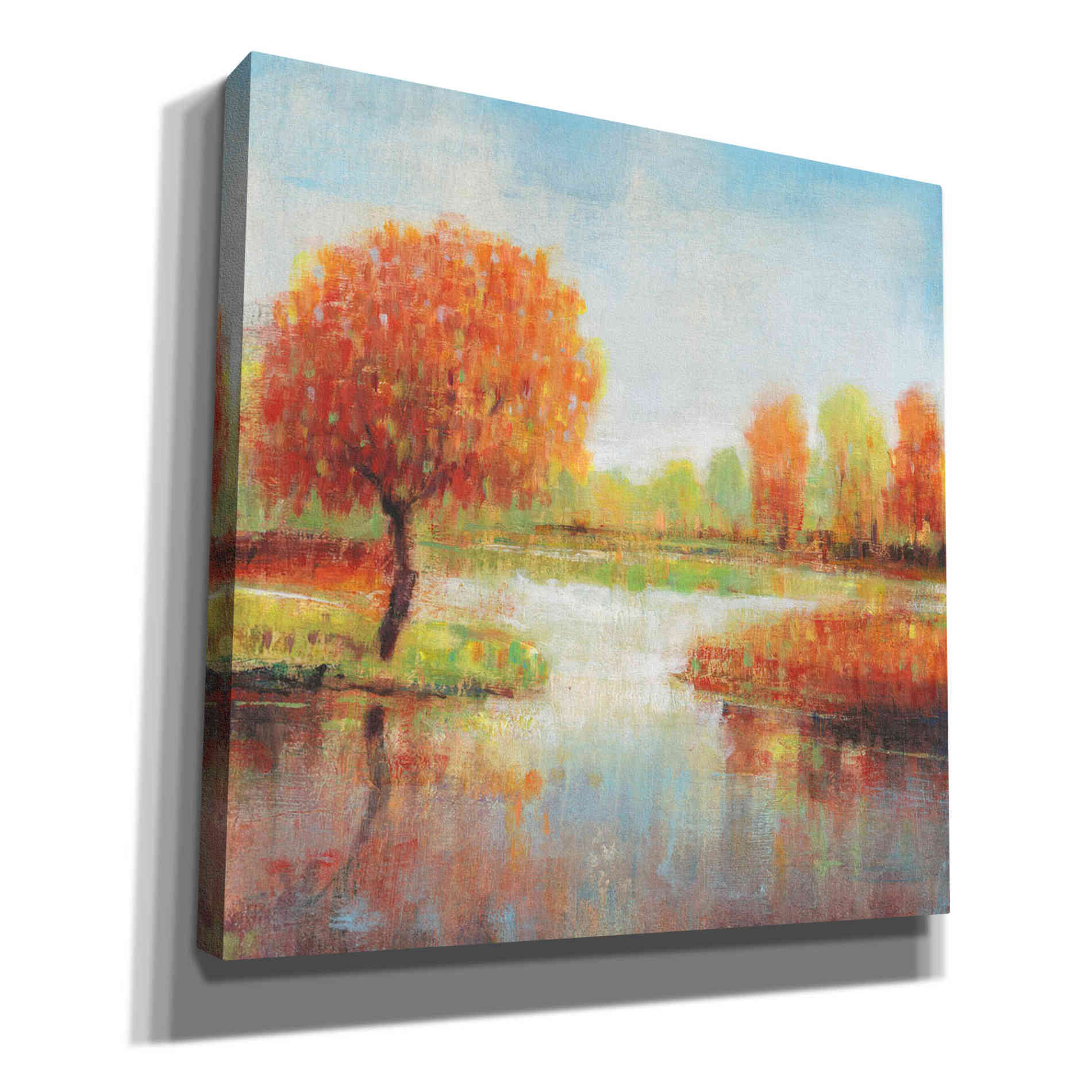 'Lake Reflection I' by Tim O'Toole, Canvas Wall Art